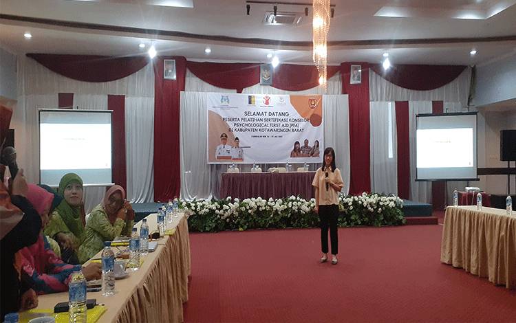 DP3AP2KB Kobar Gelar Pelatihan Konselor PFA guna Dukungan Psikologis Awal Korban Kekerasan dan Pelecehan