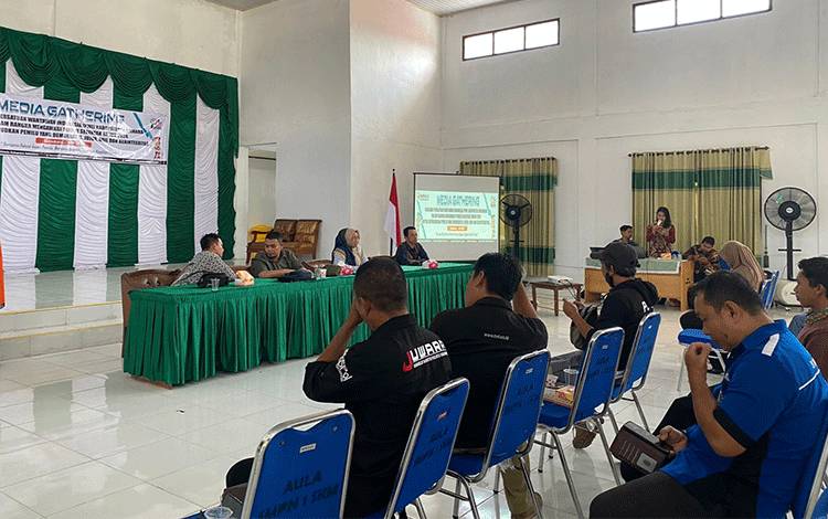 Bawaslu Sukamara Gelar Media Gathering Demi Bangun Sinergitas