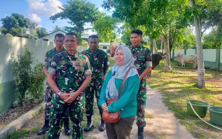 Korem 102 Panju Panjung Terima Sapi Kurban dari H Abdul Rasyid