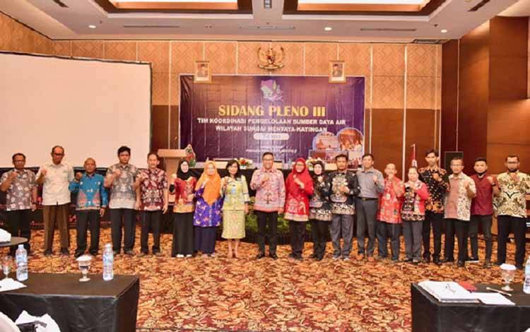 Kepala Bappedalitbang Kalteng Ingatkan Tugas Tim Koordinasi Pengelolaan Sumber Daya Air