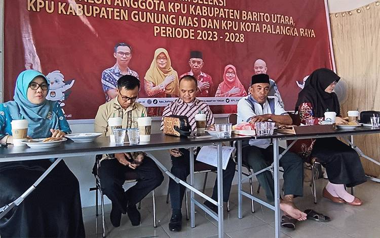 Ini Daftar 10 Calon Anggota KPU Palangka Raya Melaju ke Fit and Proper Test