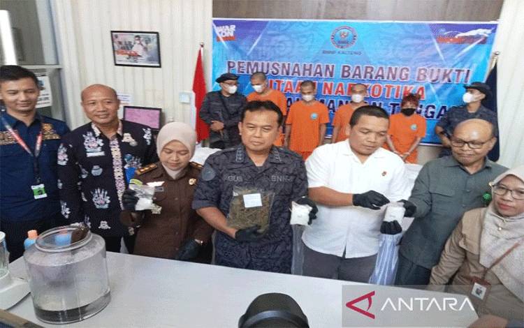 BNNP Sebut Tiga Daerah di Kalteng Masuk Zona Merah Peredaran Narkoba