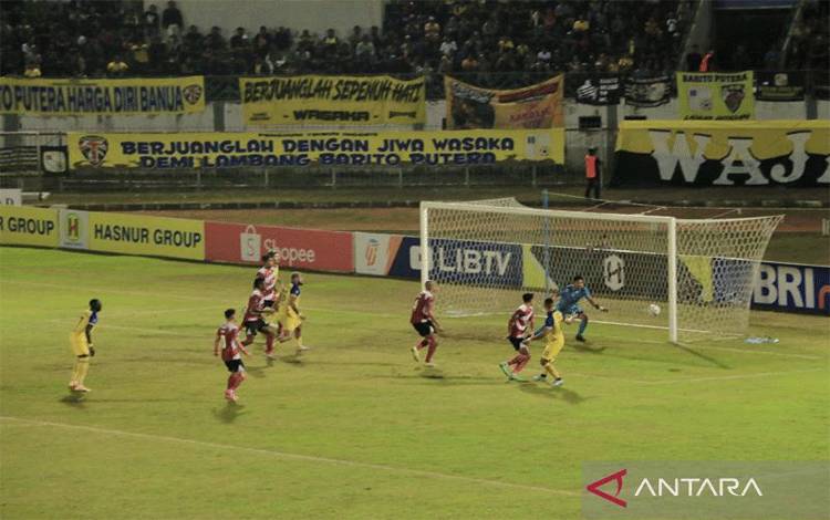 Barito Putera Takluk 1-2 Saat Menjamu Madura United