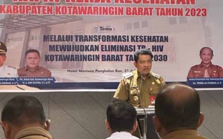 Pj Bupati Kobar Buka Raker Mewujudkan Transformasi Pelayanan Kesehatan