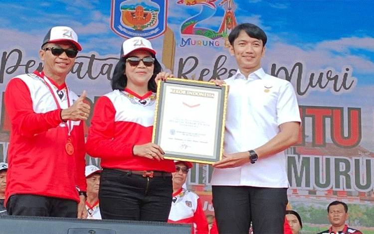 Senam Berencana Murung Raya Raih Rekor Muri