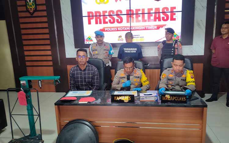Polres Kotim Amankan Seorang Pria Terkait Penambang Zircon Ilegal