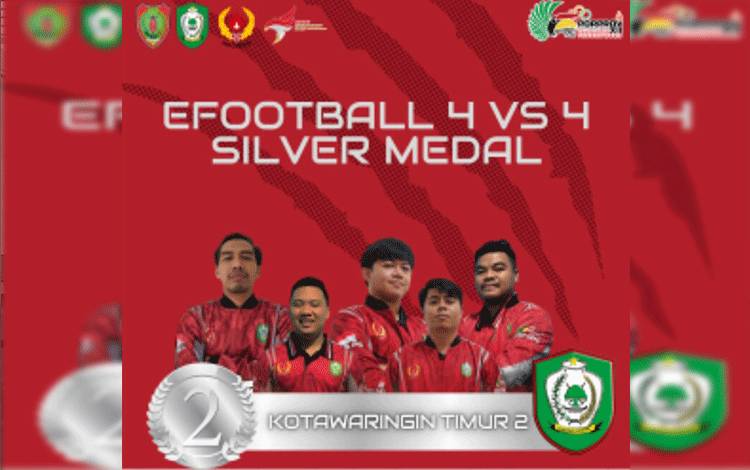 Jurnalis Borneonews ini Raih Perak Efootball Pada Porprov