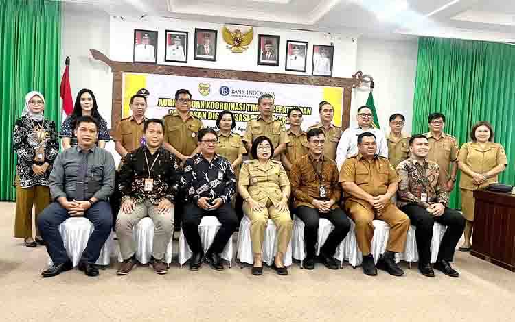 Bank Indonesia Kalteng Lakukan Audiensi dengan TP2DD Gunung Mas