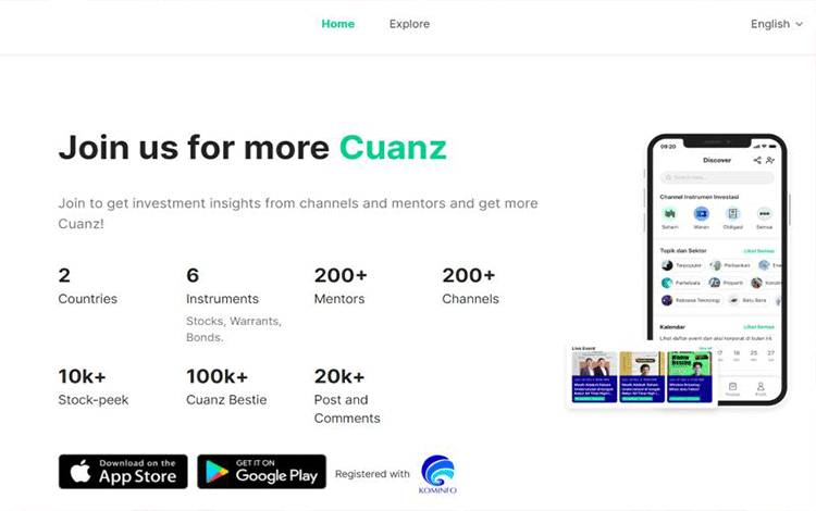 Aplikasi Investasi Cuanz Ajak Mahasiswa Pelajari Pasar Saham