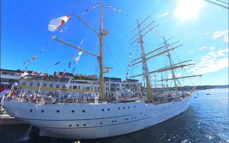 KRI Bima Suci Menangkan 12 Trofi Dalam The Tall Ship Races 2023