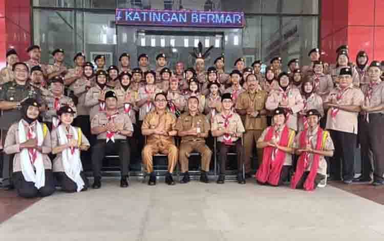 Wakil Bupati Katingan Lepas Peserta Raimuna Nasionl ke XII?