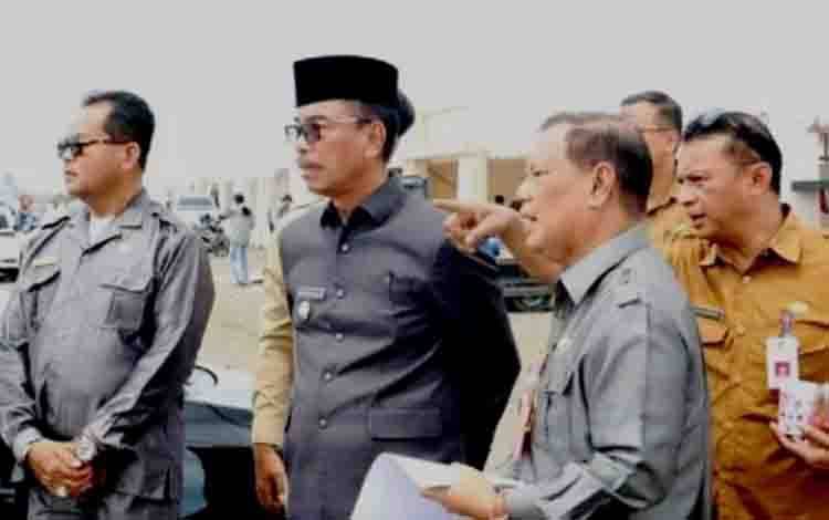 Wakil Bupati Barito Utara Tinjau Progres Persiapan Batara Expo 2023