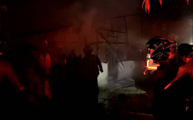 Bangunan Terbakar di Palangka Raya Ternyata Milik Kabid Pembinaan SD Disdik Setempat