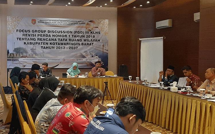 Pemkab Kobar Gelar FGD III KLHS Revisi RTRW 2017-2037