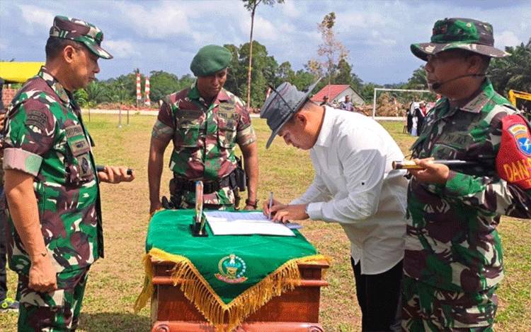 TMMD di Lamandau Berakhir, Tumbuhkan Semangat Gotong Royong