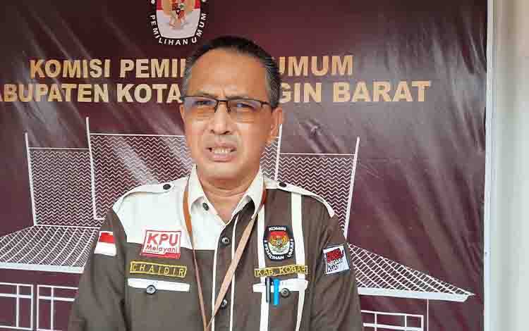 KPU Kobar Masih Verifikasi Administrasi Bacaleg Pemilu 2024