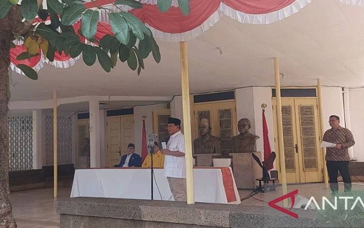 Prabowo: Saya Bertekad Tidak Mengecewakan Harapan Partai