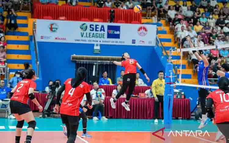 Tim Voli Putri Indonesia Amankan Peringkat Ketiga SEA V League 2023