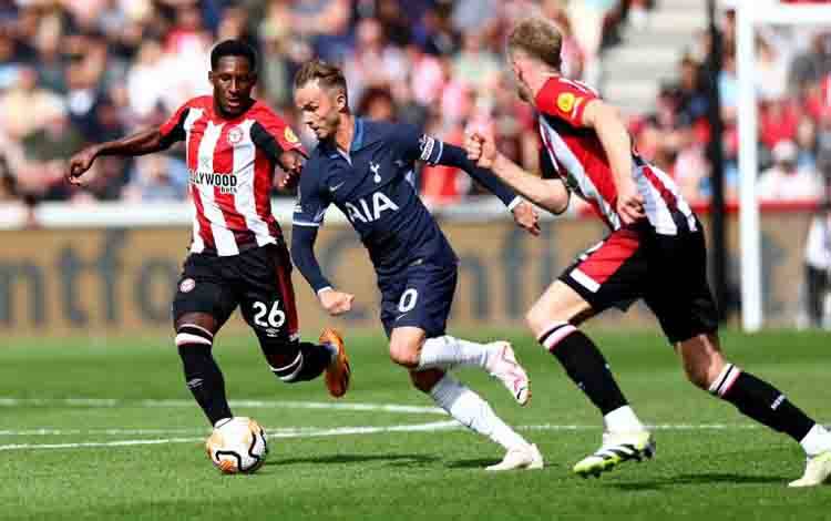 Tottenham Hotspur Bermain Imbang 2-2 di Markas Brentford