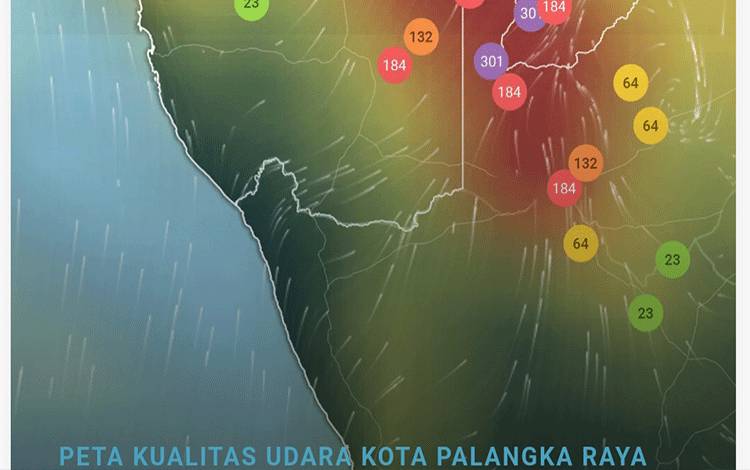 Kualitas Udara di Palangka Raya Masih Baik Meski Marak Karhutla