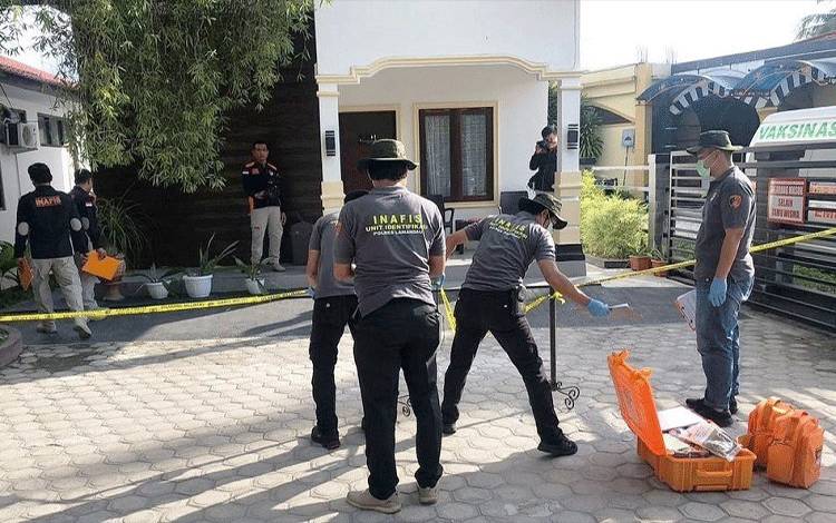 Lomba Olah TKP Ajang Asah Skil Anggota Polres Lamandau