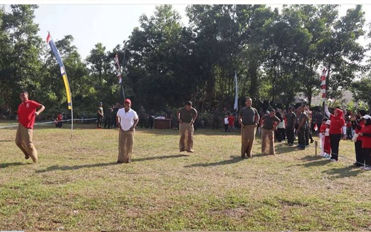 Meriahkan HUT RI, Kodim 1011 Kuala Kapuas Gelar Berbagai Lomba