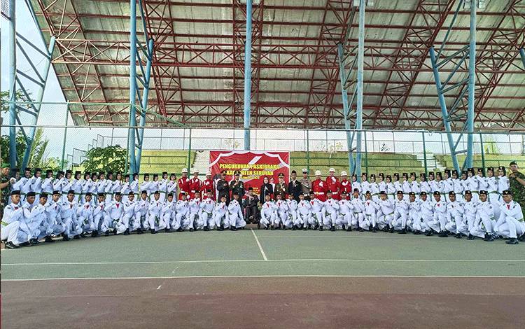 Paskibra Seruyan Resmi Dikukuhkan