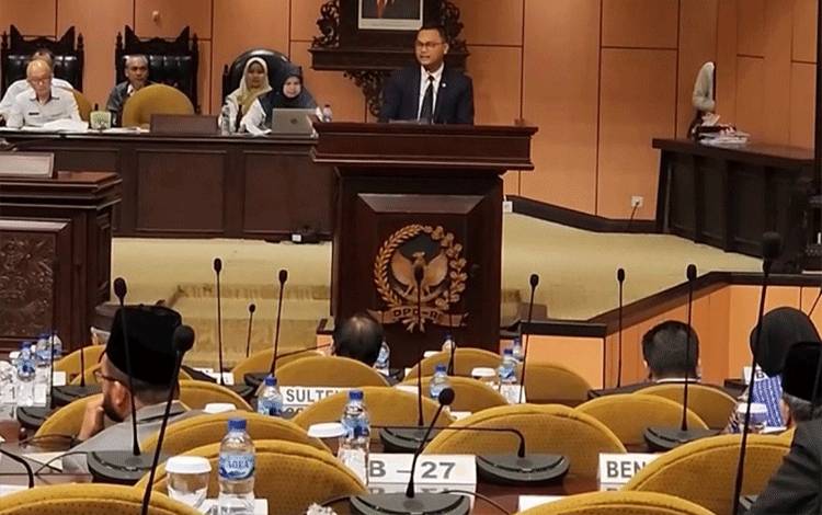 Senator Muhammad Rakhman Minta Kementerian PUPR Segera Perbaiki Jalan Rusak di Kecamatan Pangkalan Banteng