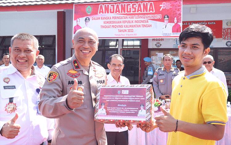 Wakapolda Kalteng Anjangsan ke LPKA Palangka Raya