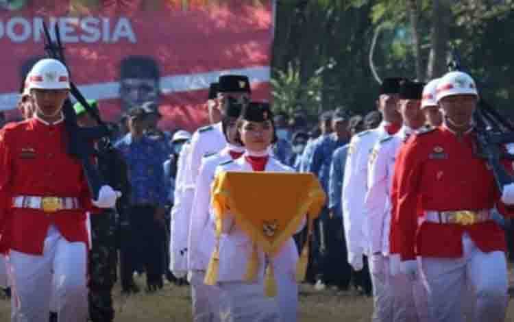 Upacara Peringatan HUT ke-78 RI di Kapuas Berlangsung Khidmat?