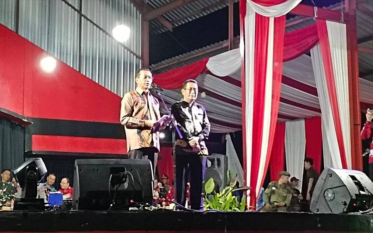 Gelar Malam Hiburan, Bupati Murung Raya Sampaikan Capaian Kinerja