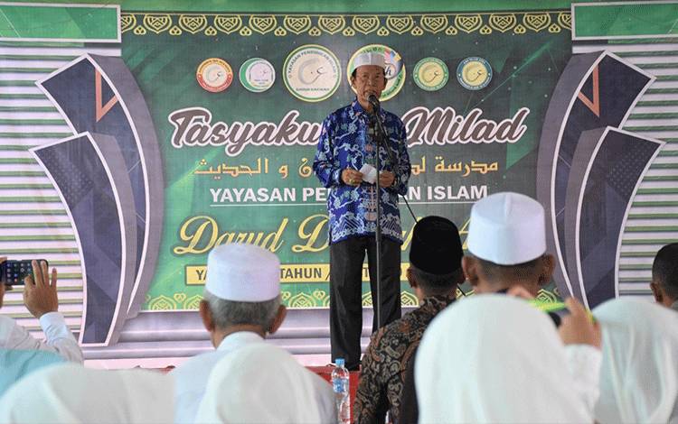 Hadiri Tasyakuran Milad ke-10 Yayasan Pendidikan Islam Darud Azza, ini Harapan Plt Bupati Kapuas