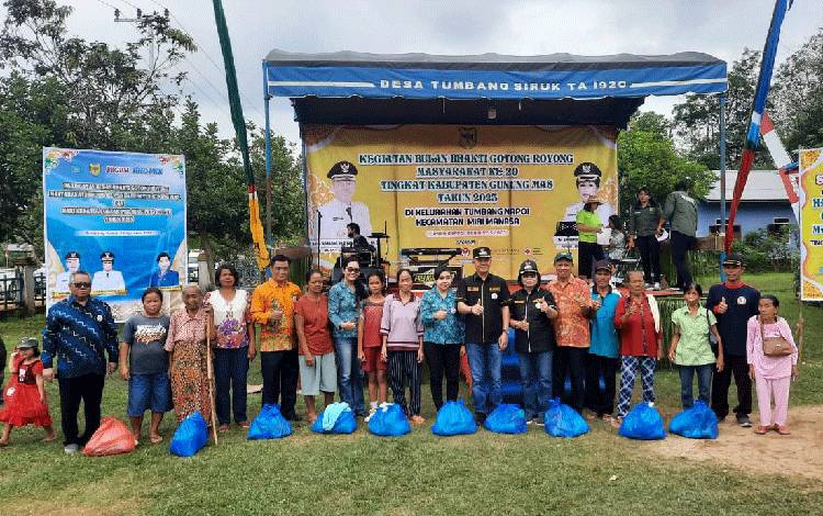 Pemkab Gunung Mas Gelar Bulan Bhakti Gotong Royong Masyarakat