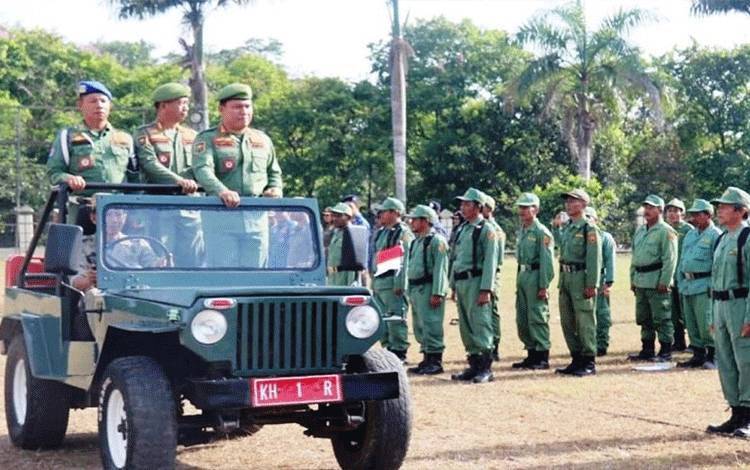 Satlinmas Garda Terdepan Sukseskan Pemilu 2024 di Lamandau