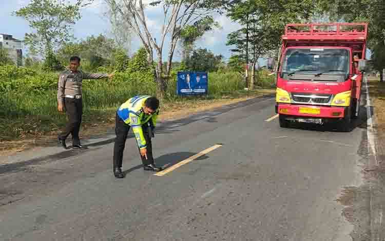 Seorang Pengendara Motor Meninggal Diduga Korban Tabrak Lari?