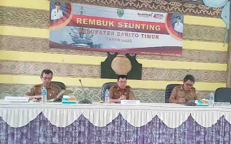 Bupati Barito Timur Ajak Semua Pihak Perangi Stunting