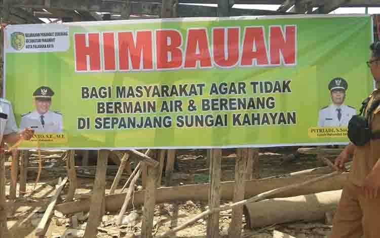 Pascabocah Tenggelam, Wisata Dadakan Sungai Kahayan Ditutup Sementara