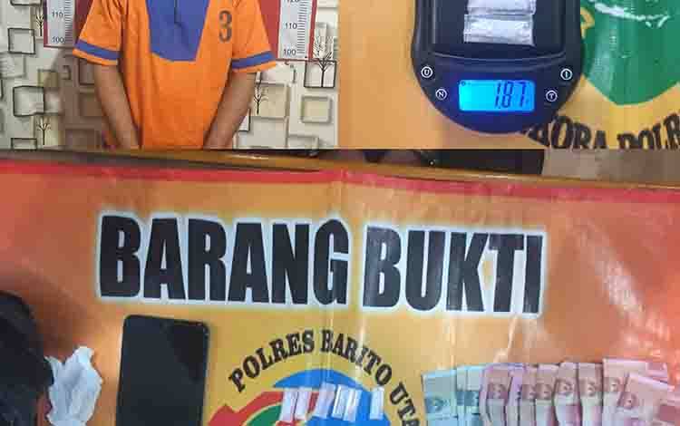 Satresnarkoba Polres Barito Utara Tangkap Pengedar Sabu di Areal Perusahaan