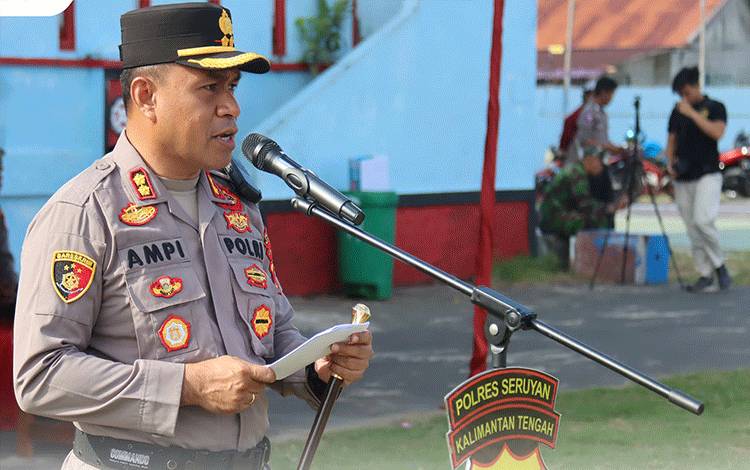 Polres Seruyan Siap Amankan Tahapan Pemilu 2024