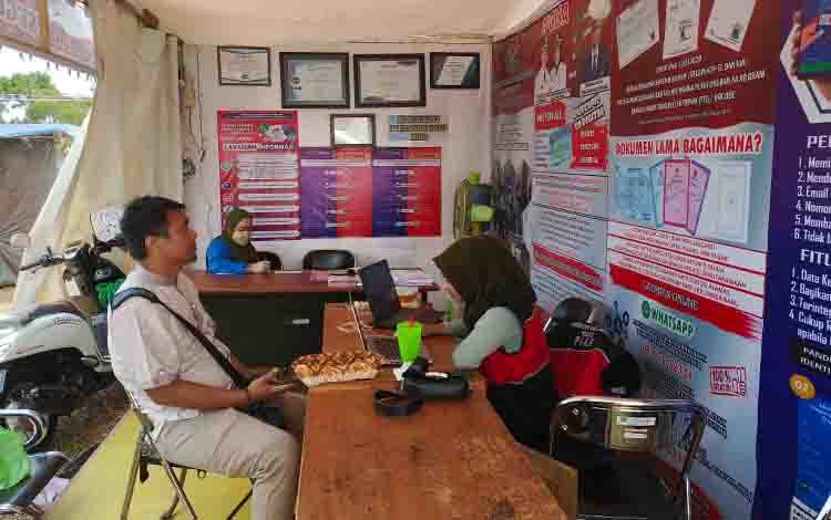 Disdukcapil Buka Pelayanan IKD di Seruyan Expo 2023