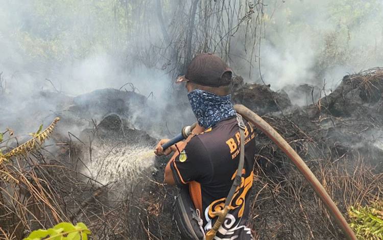 BPBPK Kalteng Siapkan 35 Poslap Tindak Lanjuti Maraknya Karhutla di Palangka Raya