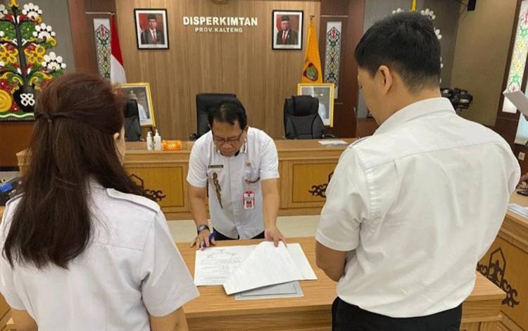 Disperkimtan Kalteng Laksanakan Sertijab Administrator Bidang Pertanahan