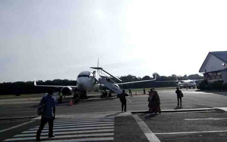Penerbangan di Bandara Haji Asan Sampit Belum Terganggu Kabut Asap