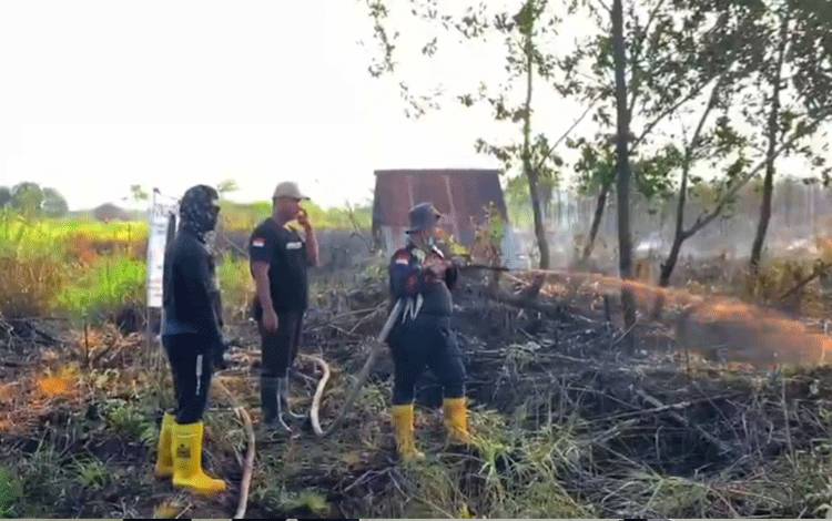 Petugas Lapangan Bertentangan Dengan PDAM Terkait Air Untuk Karhutla