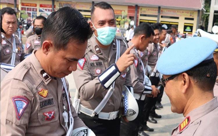Sipropam Polres Kapuas Gelar Gaktiblin Personel Laksanakan Operasi Zebra