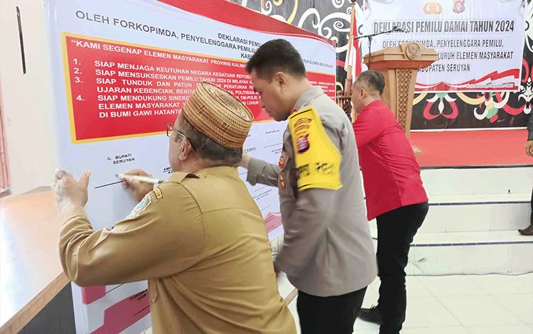 Deklarasi Pemilu Damai Upaya Wujudkan Situasi Kondusif Jelang Pemilu 2024