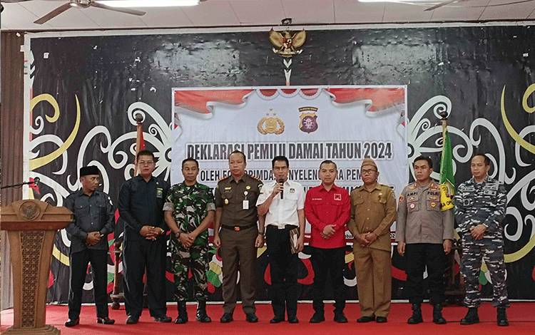 Ketua DPRD Seruyan Hadiri Deklarasi Pemilu Damai