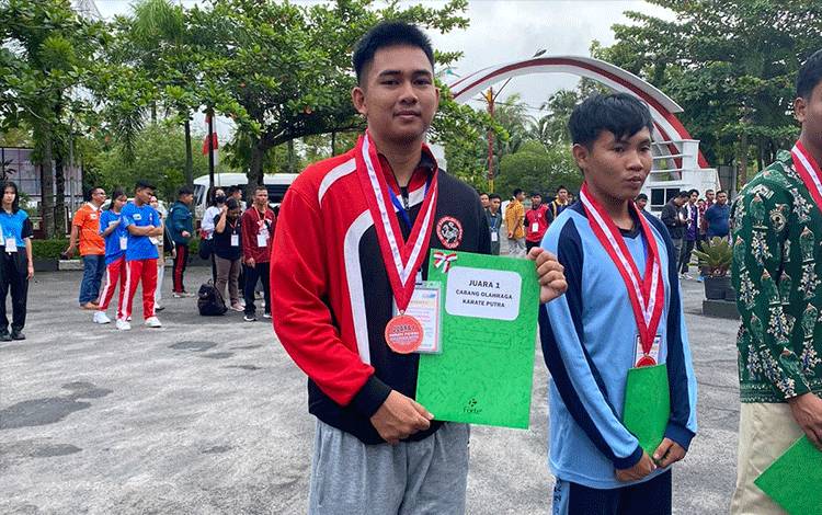 Arya Roffi Ayodia Siap Keluarkan Jurus Karate Wakili Kalteng ke Tingkat Nasional