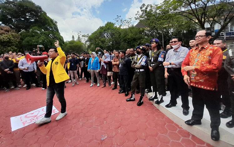 UPR Didemo Mahasiswa Sendiri, Terjadi Aksi Pemukulan