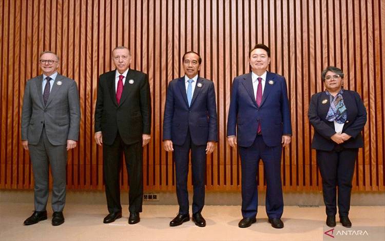 Jokowi Ajak Pemimpin Negara MIKTA Kolaborasi Hadapi Tantangan Global